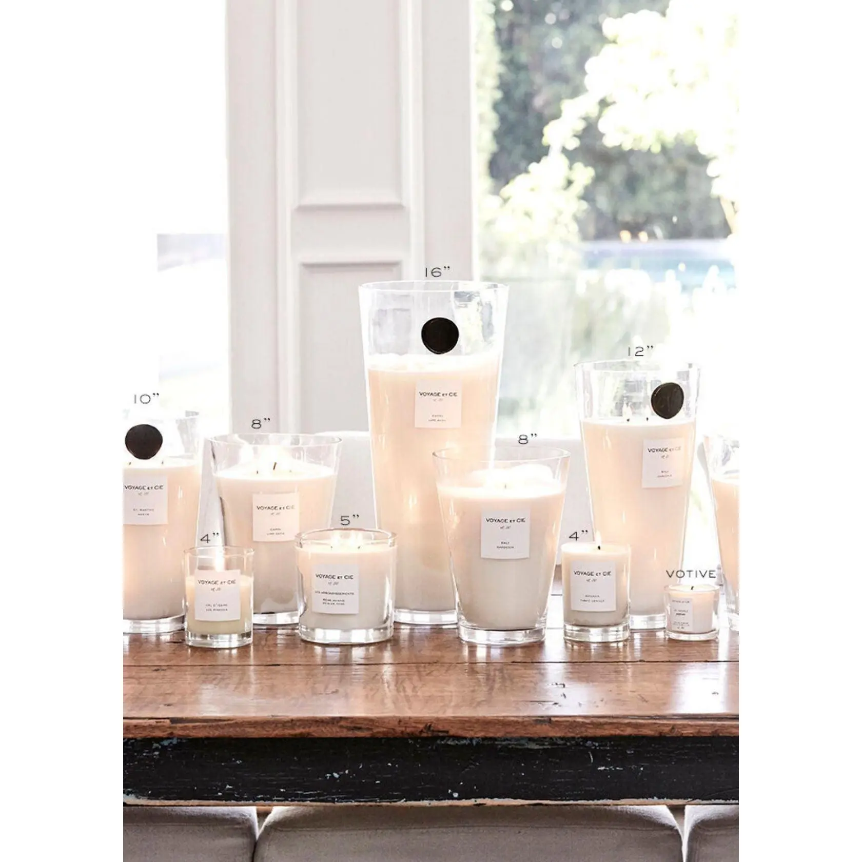 VOYAGE ET CIE 5" Capri Lime Basil Candle