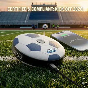 EDC Spinning Soccer Power Bank 10000mAh | 22.5W PD Fast Charger | Cool Fidget Gadgets for Men