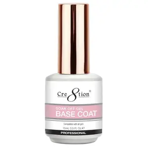 Cre8tion Soak Off Gel - Base Coat for Nails 0.5 oz