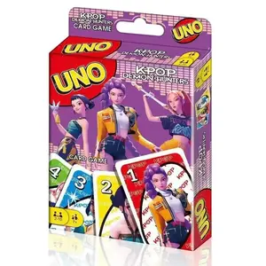 Flip Card Game Uno, Mattel Wild Card Uno, Witch Hunter Pattern, Fun Family Party Game, Engaging Uno Flip Design, Perfect for Parties
