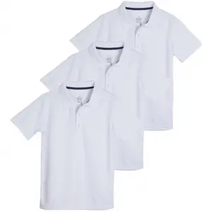 Stylish Children's 1 Pack: Boy's Short Sleeve Polo Shirt - School Uniform Active Performance Golf (Ages 4-16)