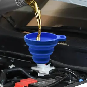 Car Oil Change Filling Drip Pan, Portable Silicone Oil Change Drip Pan
