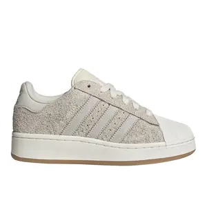 adidas Womens Superstar Xlg Lace Up Sneakers Shoes Casual - Beige