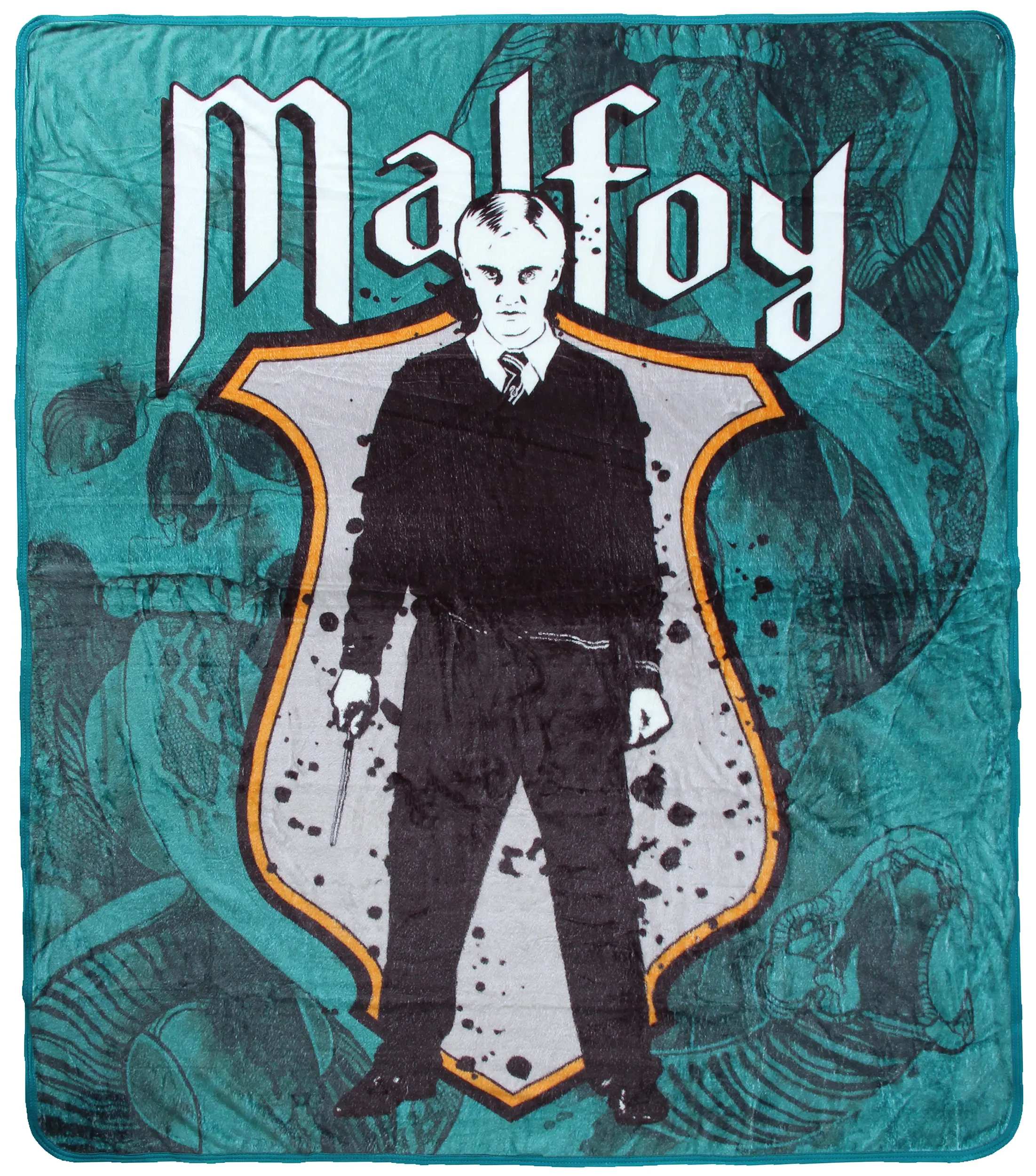 Harry Potter Draco Malfoy Character Silk Touch Throw Blanket 50" x 60" (127cm x 152cm)