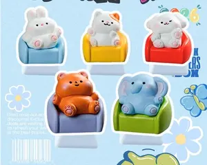 Cute Sofa Chill Keycaps, XDA Profile PBT Keycap Set, Kawaii Mechanical Keyboard Accessories, Cozy Desk Setup