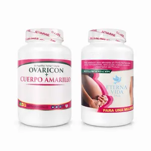 Ovaricon Pastillas de Ovaricon + Cuerpo Amarillo para Mujer 30 Pastillas Tomar 1 Diaria