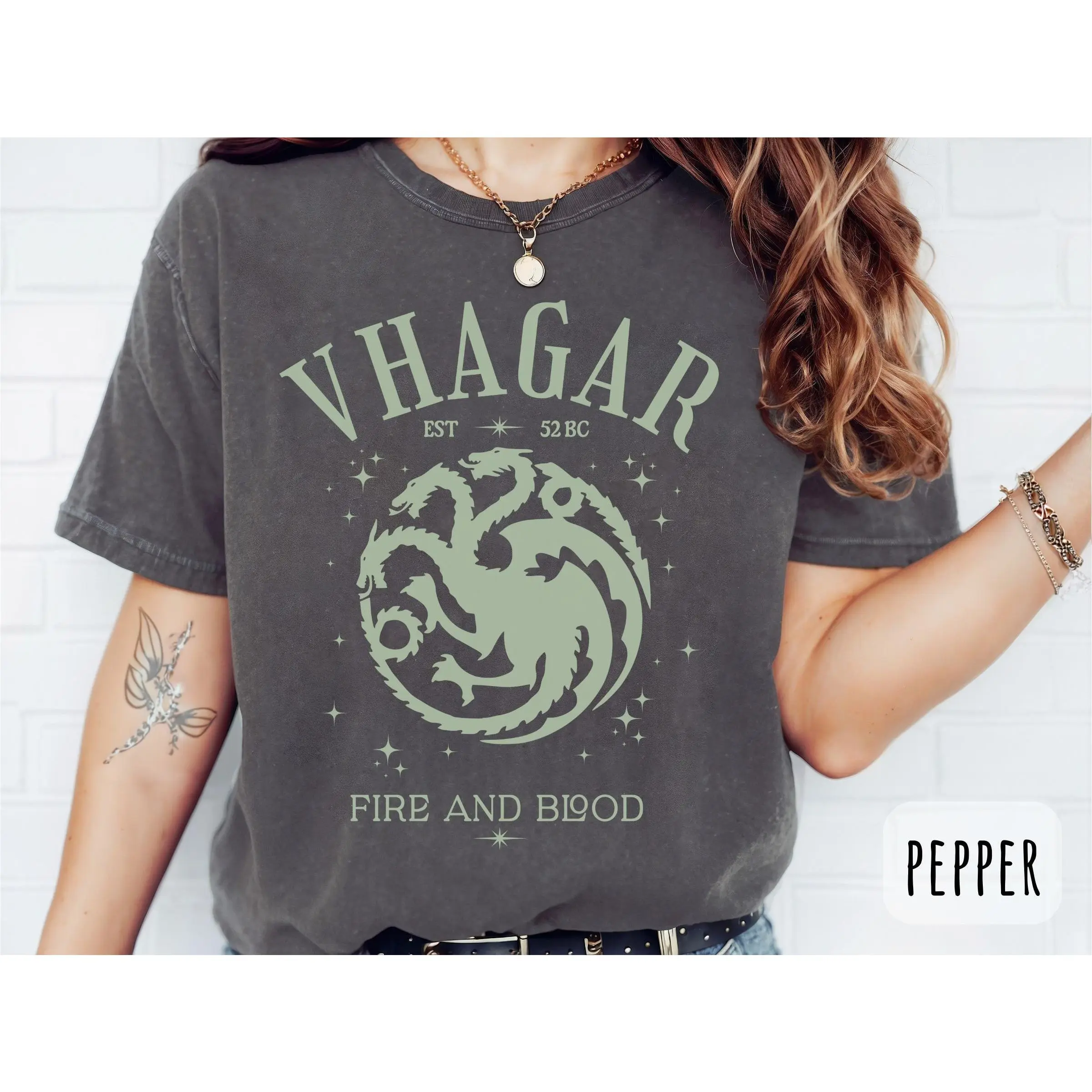 Vhagar Shirt | Westeros Tee |  Dracarys T-shirt | Team Green | Dragon Sweatshirt | Fire and Blood