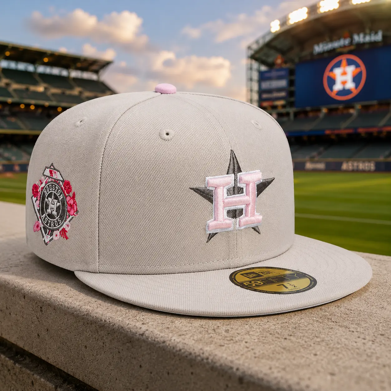 Houston Astros New Era Khaki 2023 Mother's Day On-Field 59FIFTY Fitted Hat