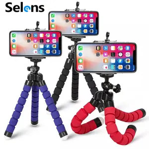 AnglePro FlexStand: Tripod For Phone Flexible Sponge Octopus Mini Tripod For IPhone Mini Camera Tripod Phone Holder Clip Stand