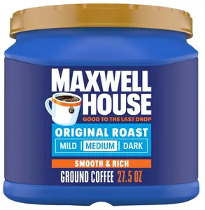 Maxwell House 27.5oz Ground Coffee Medium Original Roast