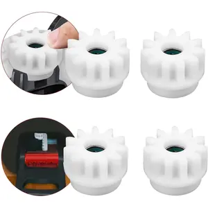 4 count Mop Gear for Ocedar, Replacement One Way Clutch Mop Pedal Broom Replacement Pedal Broom Rotate Bucket Bearing Gear Sprocket Repair for Vileda Rotate