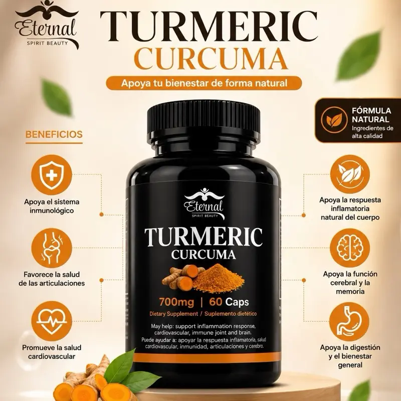 Eternal Spirit Beauty- Turmeric Curcuma Supplement