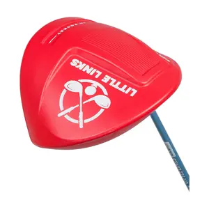 Little Links Big Swing Kids Golf Driver - Red, Lightweight & Durable, Perfect for Ages 2-10+, Includes 1 Oversized Foam Ball & 2 Plastic Balls - Rubber Training Grip, Graphite Shaft and HDPE driver head