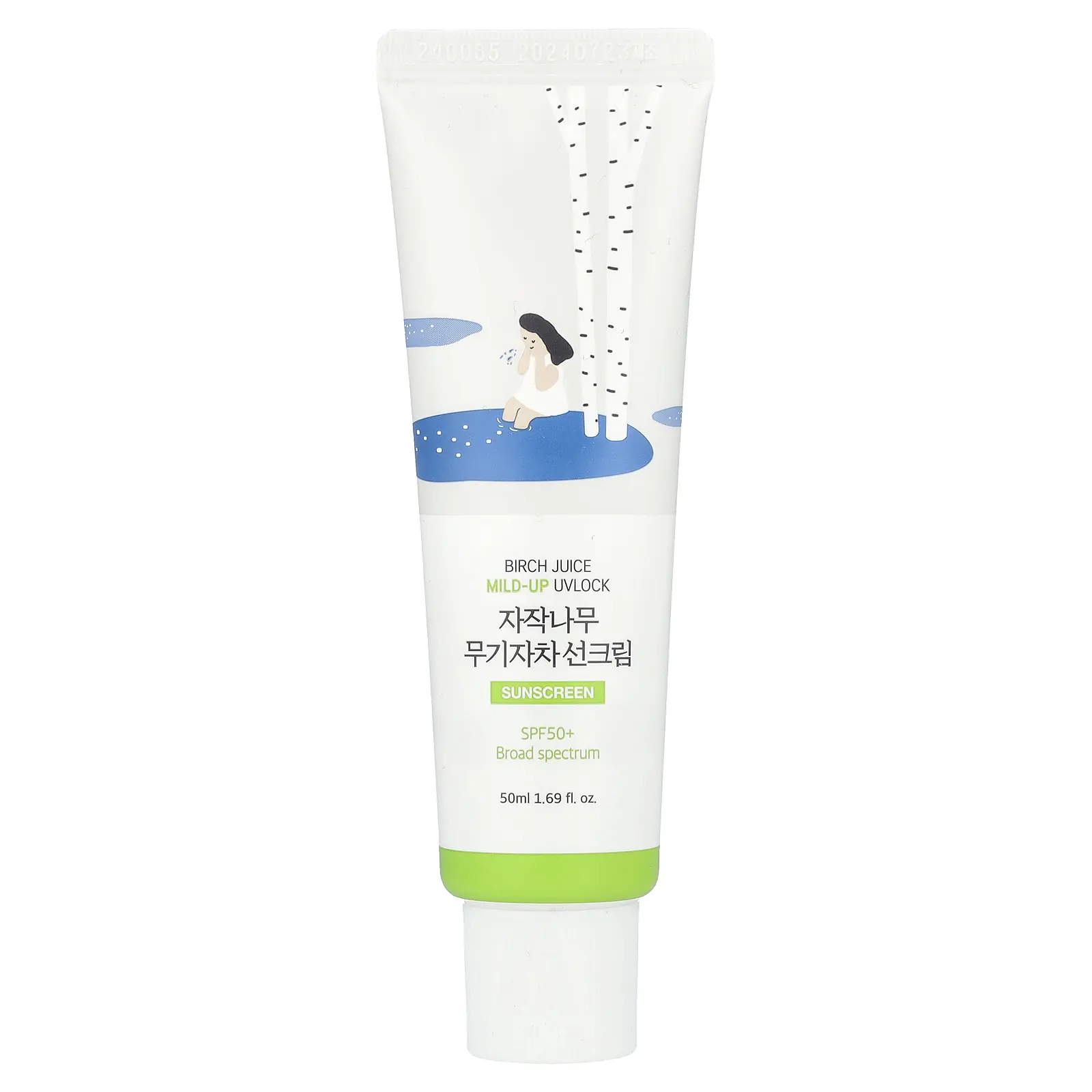 Round Lab Birch Juice Mild-Up UVLock Sunscreen, SPF 50+, 1.69 fl oz (50 ml)