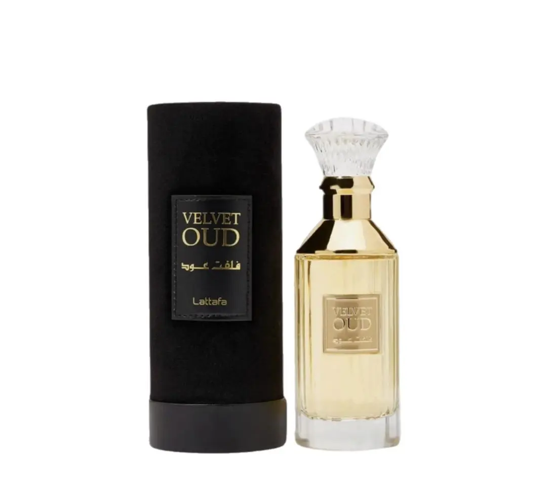 Lattafa Velvet Oud Eau De Parfum 3.4oz (100ml) for Unisex - Long Lasting Velvet Oud with Incense, Musk, Amber & Amber, Suitable for Any Occasion