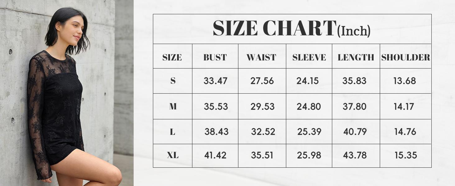 ETCYY Women's Elegant Floral Lace Patchwork Long Sleeve Top | Sexy Sheer Mesh Ribbed Knit Slim Fit Tee | Y2K Chic Party Streetwear,Sheer Lace Crew Neck Blouse,Floral Sheer Mesh Top ETCYY Women's Elegant Floral Lace Patchwork Long Sleeve Top | Sexy Sheer Mesh Ribbed Knit Slim Fit Tee | Y2K Chic Party Streetwear,Sheer Lace Crew Neck Blouse,Floral Sheer Mesh Top