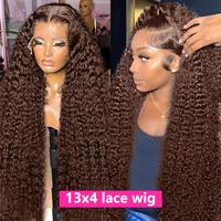 13x4 deep wave lace wig-4#