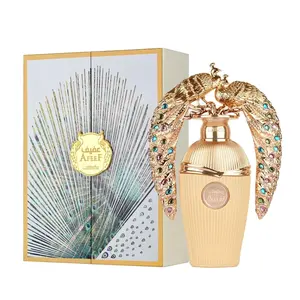 Lattafa Afeef for Unisex Eau de Parfum Spray, 3.4 oz / 100 ml Fragrance Peach