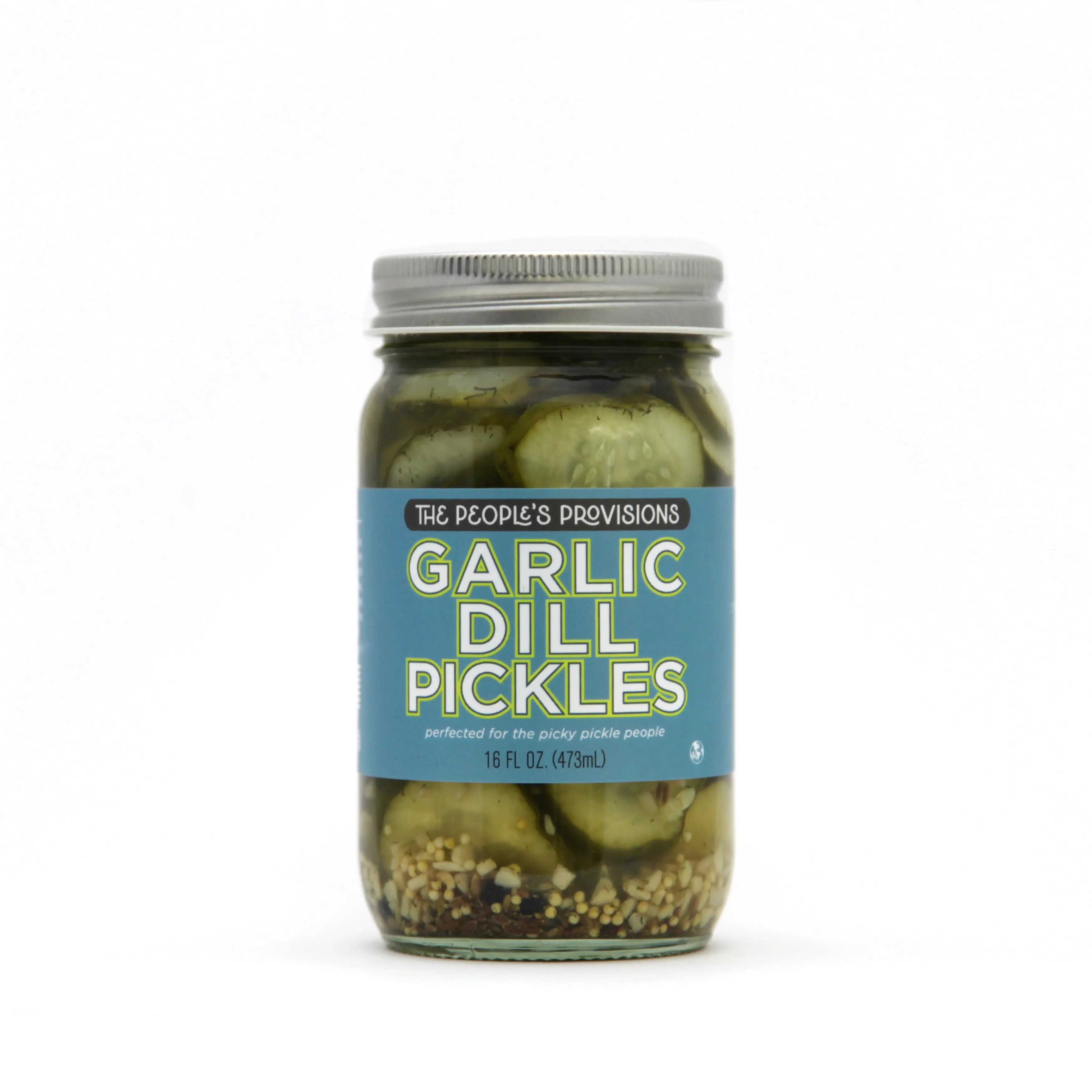 Garlic Dill Pickles 16oz Jar - Thin Cut Garlic Dill Pickle Chips