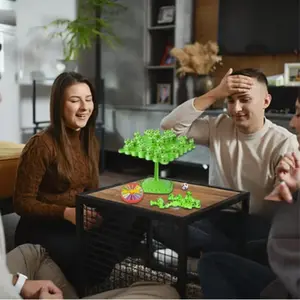 Frog Balance Tree Game Set with 50 Puzzle Pieces, Focus Training Board Game, Tabletop Games, Family Game, Relationship Building Toy, Perfect Gift for Daily Life & Festivals