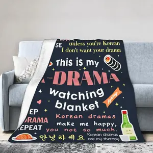 Super Warm Blanket Children Decorative Korean Drama Gifts Kdrama Merch Throw Blanket  Flannel Bedspread For Couch Sofa Bed CoverK-Drama Flannel Blanket – Super Warm Throw for Kids & Adult Blanket, Couch, Sofa, Bed, Decorative Gift