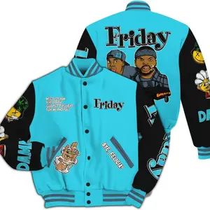 Varsity Jacket To Match Retro Gamma Blue 11s - Friday Sneaker Stress Style All Over Print JQT