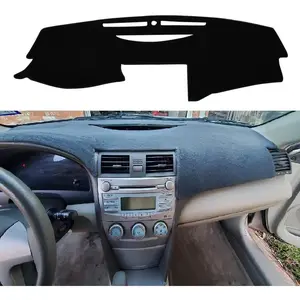 Car Carpet Dashboard Cover,Dash Cover Mat Compatible with Toyo ta Camry 2007 2008 2009 2010 2011 (Black)