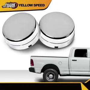 2Pcs Fit For 2003-2017 Dodge Ram 3500 1-Ton  Rear Wheel Hub Center Caps