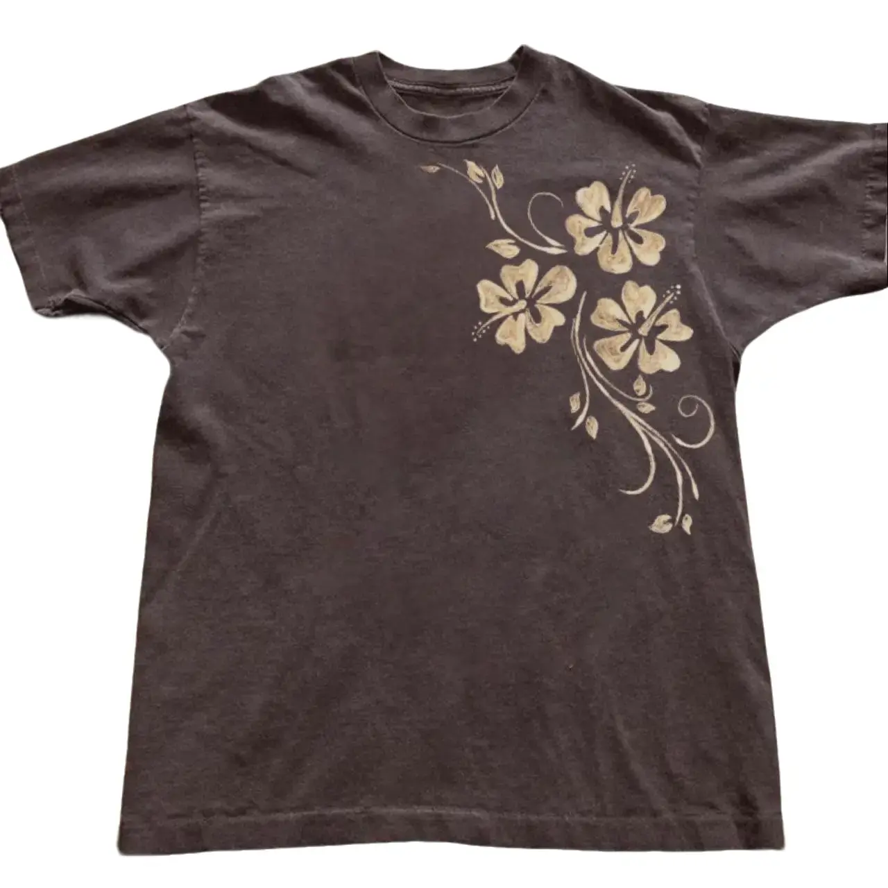 Gildan Men's and Women's T-shirt, Floral Graphic Tee, Gifts Shirt, Unisex Vintage Graphic Tees Gothic Grunge Y2k Emo Scene Amity Affliction Style Clothes Men Women Streetwear