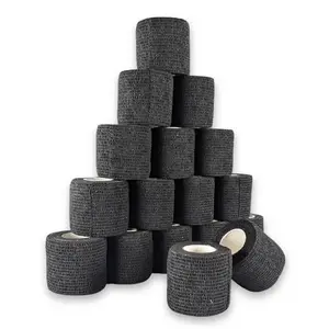 24-Rolls Self-Adhesive Bandage Wrap, Healthcare Vet Tape, Medical Aid Tape (2 In x 5 Yds)