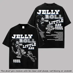 The Little Ass Shed Tour 2026 - Jelly Premium Cotton T-Shirt V4, Country Rap Graphic Music Shirt, Southern Outlaw Concert Tour Merch Tee, Gift For Country Music Fans, Vintage Tour Fan Shirt