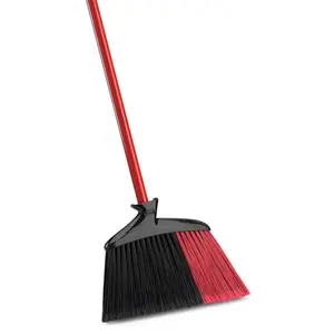 14 in. High Power Extra-Large Indoor/Outdoor Angle Broom with Steel Handle