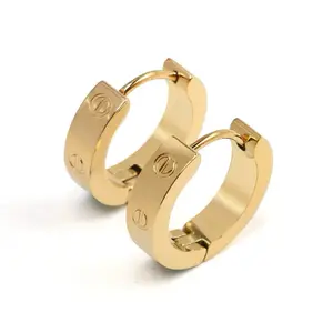 Arracadas Oro Laminado 18k Small Earring Gold Plated