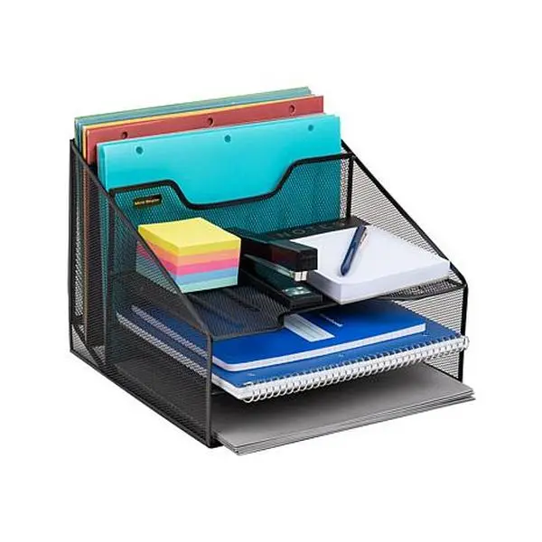 Mind Reader 5-Tier Mesh Desk Organizer Tray