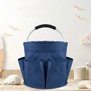1pcs Outdoor Camping Picnic Basket, Beach Basket, Foldable Handheld Storage Bag, Bathroom Wash Kit, Home Baby Basket