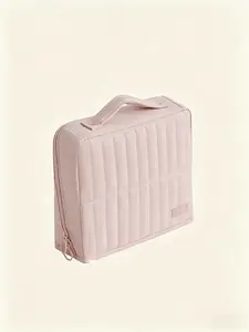 Large Capacity Travel Makeup Bag, Portable Handheld Cosmetic Organizer, Cosmetic Pouch, Waterproof Layered Storage Case, High-Value Wash Kit, Travel Cosmetic Bags, Travel Beauty Bag
