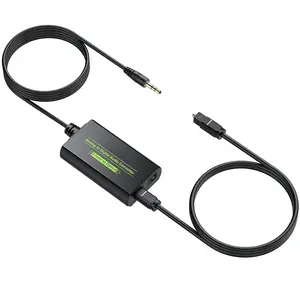 3.5mm to SPDIF Converter Analog to Digital Audio Adapter for  Sound Toslink Optical Output 3.5mm to Optical with Optical  for Amplifiers & Soundbars