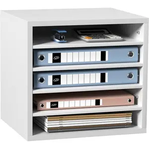 VEVOR Literature Organizers, 12 Compartments Office Mailbox with Adjustable Shelves, Wood Literature Sorter 20.4x12x16.1 inches for Office, Home, Classroom, Mailrooms Organization, EPA Certified BrownVEVOR Super Brand Day