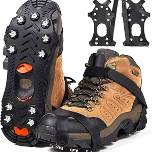 ZUXNZUX Crampons, Ice Cleats for Shoes and Boots.