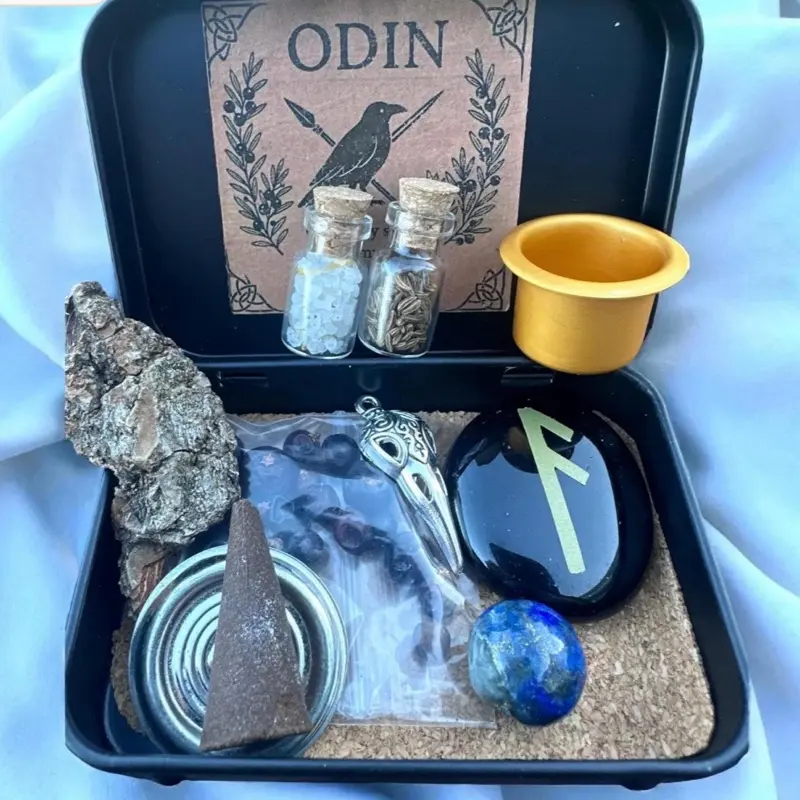 Handmade Tin God Altar Kit - Handpicked Personalized Astrology Gift Box,Handpicked Personalized Gift