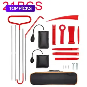 Car Repair Tool Kit for Vehicles, 21-Piece Emergency Tool Set with Carrying Bag, Portable Automotive Maintenance Tool Kit for Cars & Trucks, Car Inspection Hand Tools #TOP PICKS