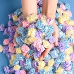 Lemon Scented Laundry Beads, Laundry Clean Pods, TPE Material, 30-Pack Freshener Bags, Long-Lasting Antibacterial Protection, Antibacterial Impact, Strong Mite Removal Effect, Fragrance Detergent Beads