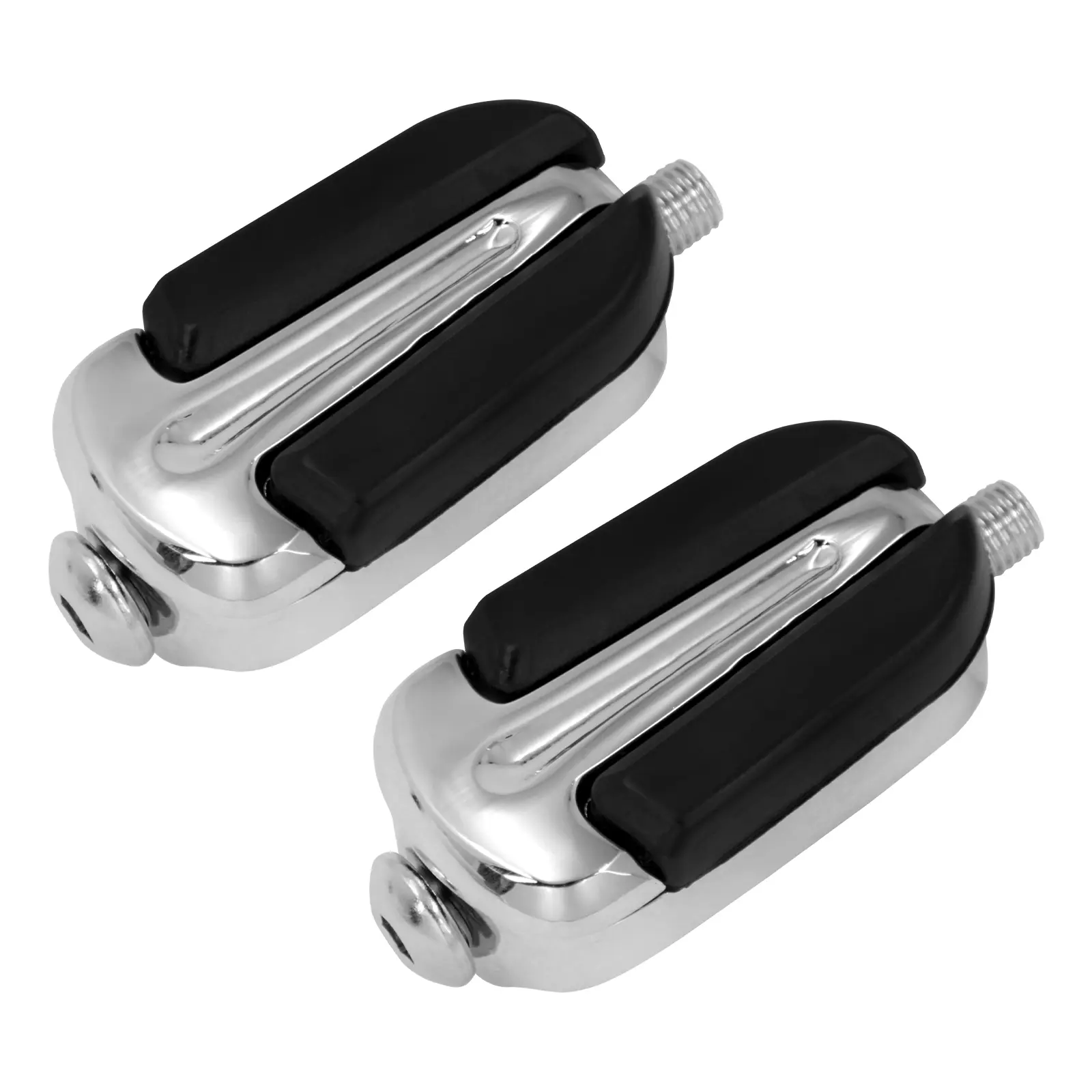 Slipstream Streamline Gear Shift Pedal Pair - Fit For Touring & Sportster Motorcycles, Dual-Color Matte Black/Chrome Surface, Anti-Wear Coating, Smooth Labor-Saving Gear Control