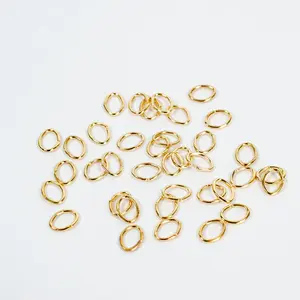 Gold Oval Jump Rings
