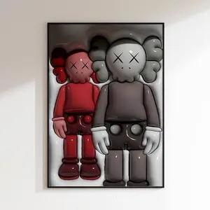 [Sale off up to 65%][Free Ship][No Frame] Set of 3 HypeBeast Brand Poster, Trendy Wall Art, HypeBeast Culture Art_1