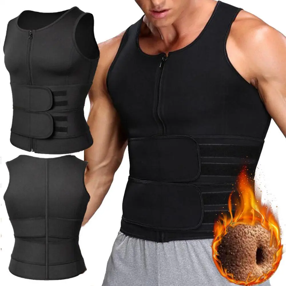 Women's Neoprene Shapewear Sauna Tank Top - Double Waistband, Mid Waist, Breathable, Sweat-Wicking, Abdomen-Targeting, Black Dry Fit Compression Strap Athletic Sports Clothes for Gym, Camo Options in 2XL, 3XL