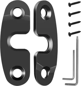 Upgrade Aluminum Alloy Sun Visor Repair Kit Heavy Duty Visor Mounting Clips Compatible with Jeep Wrangler JK JKU 2018/ Wrangler JL JLU 2018-2023/ Gladiator JT 2020-2023 Car Vehicle