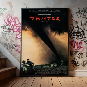 Twister (1996) Movie Poster, Premium Poster, Film Fans Collectibles, Popular Movie Poster for Gift POSTER