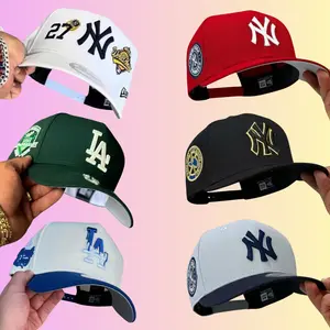 MLB New Era LA Dodgers NY Yankees Classic Snapback Hat 9FORTY 59FIFTY Baseball Cap for Men Women, Adjustable Trucker Cap Unisex, Vintage Streetwear USA 2026, Hip Hop Casual Sport Style, TikTok Viral Fashion Trend