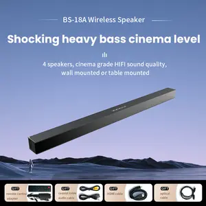 Soundbar For TV,Surround Sound System TV Sound Bar Speakers With Bluetooth/Optical/AUX/HD(ARC)/Coaxial/USB Connection For PC/Gaming/Projectors,37.8inch